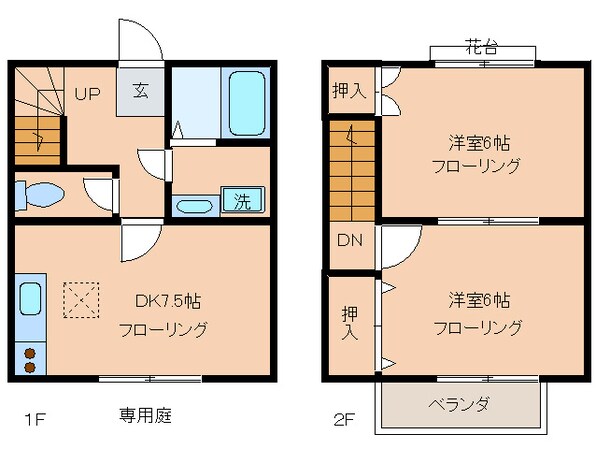 ＤＵＰＬＥＸ　ＩＺＵＭＩの物件間取画像